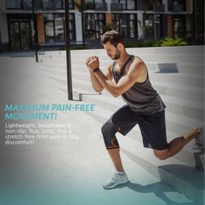 1 PIECE - Knee Support Compression Sleeve Knee Pad, Arthritis Wrap Pad, ACL, Running, Pain Relief, Injury Recovery,