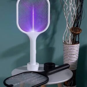 2 in 1 Rechargeable Electronic Mosquito Bat Racket Insect Killer Lamp