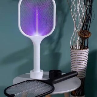 2 in 1 Rechargeable Electronic Mosquito Bat Racket Insect Killer Lamp