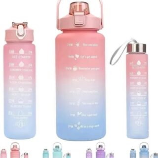 3 PCS 3in1 multicolor water bottles