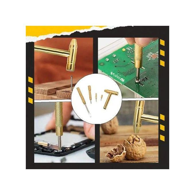 5 in 1 Multifunction Mini Hammer and Screwdrivers Hand Tools Set - Image 4