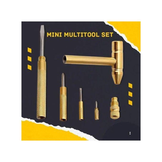 5 in 1 Multifunction Mini Hammer and Screwdrivers Hand Tools Set - Image 7