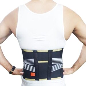 Adjustable Back support Belt for lower back pain Relief with Steel Plat