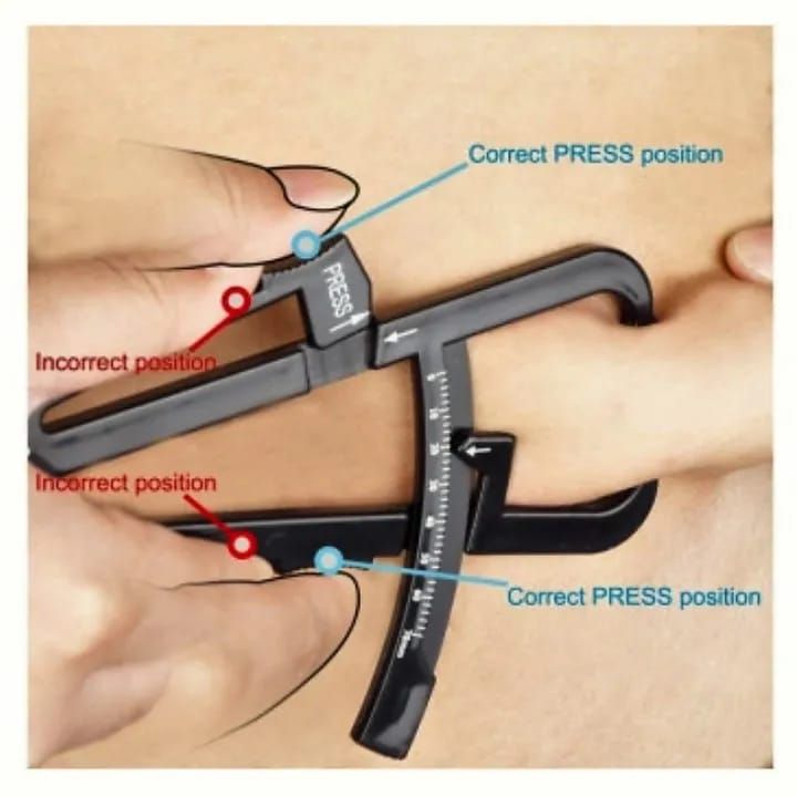 Body Fat Caliper for Body Skinfold Calipers for Accurately Measuring BMI Skin Fold Fitness and Weight Loss - Image 3