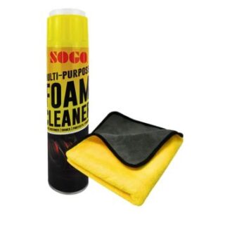 Deal Pack Of 2 Sogo Foam Cleaner and Microfiber Cloth