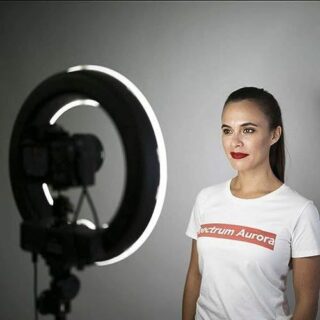 26cm Led Ring Light For Camera, Phone Single Color