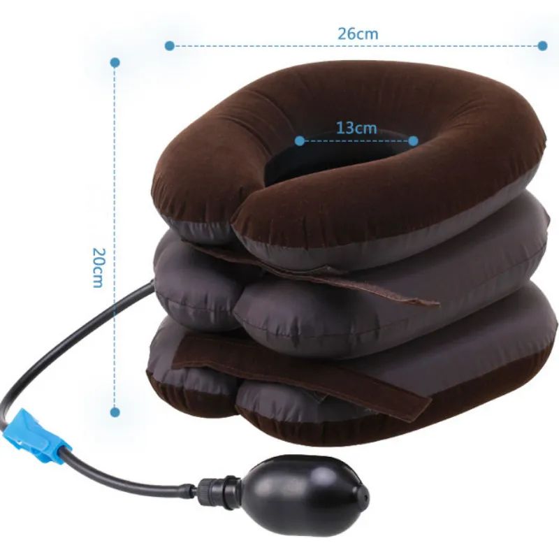 Neck Stretcher Inflatable Air Neck Traction Apparatus Device Soft Neck Cervical Collar Pillow Pain Stress Pain Relief Tractor - Image 5
