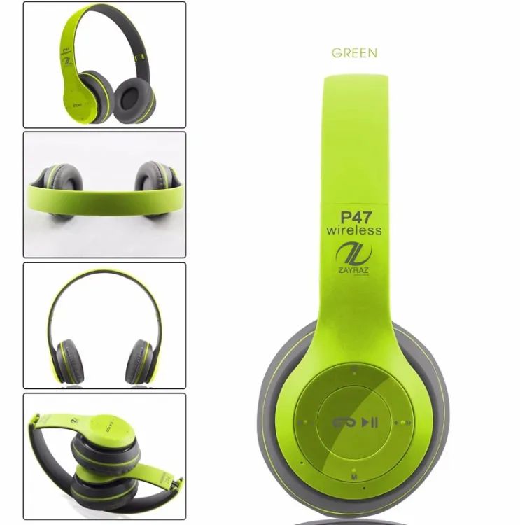 P47 Wireless Bluetooth Foldable Headphone - Image 3