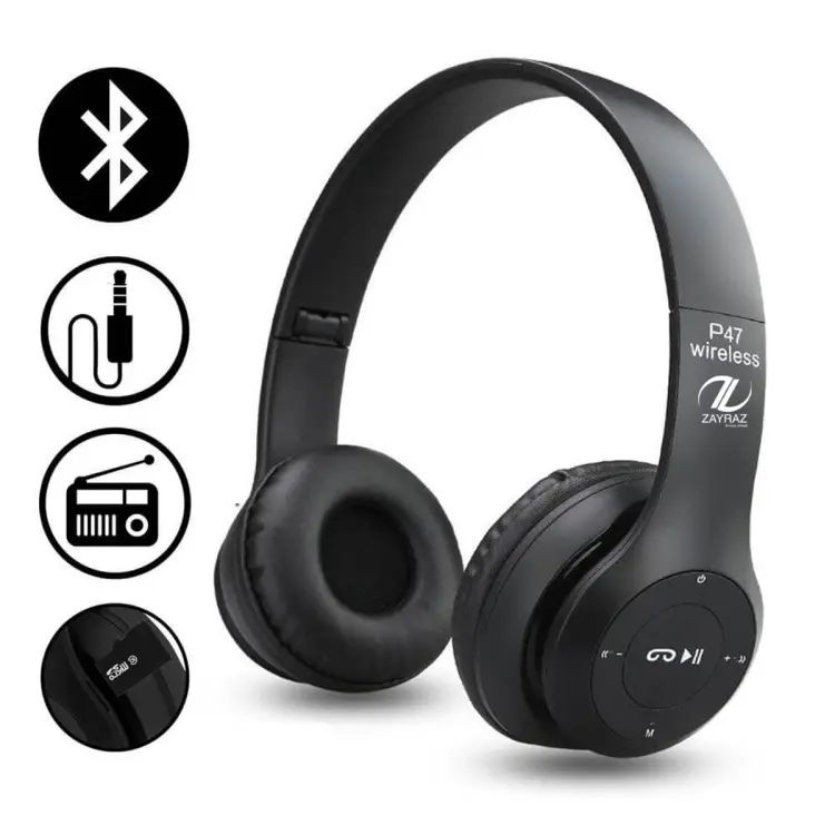 P47 Wireless Bluetooth Foldable Headphone - Image 4