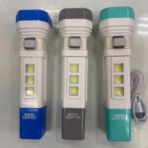 Solar Rechargeable LED Flashlight With Fan and Lantern LED Charging Light Lamp