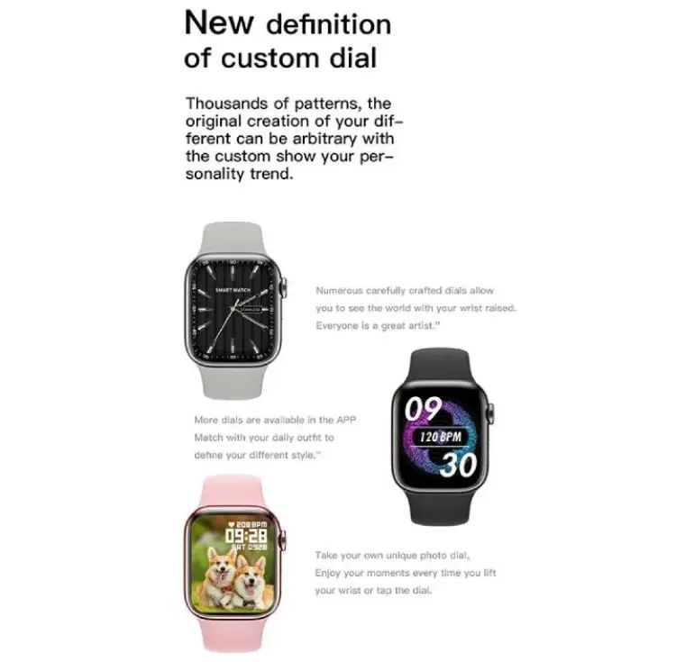 Watch9 Max Smart Watch Men Women Series Bluetooth Call NFC Wireless Charging Smartwatch - Image 6