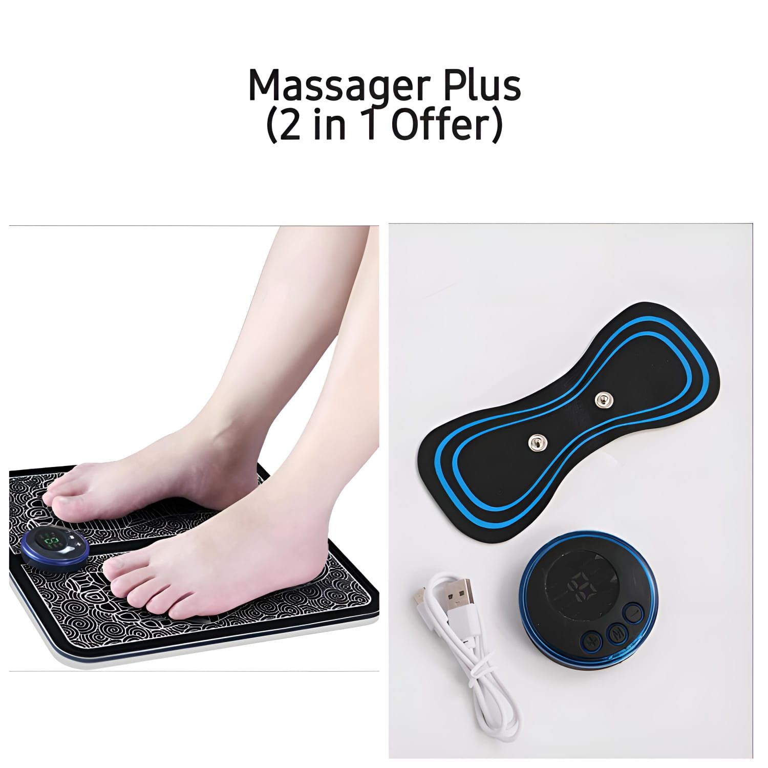 Pack Of 2 Massagers Mini Massager Plus Foot Massager - Image 4